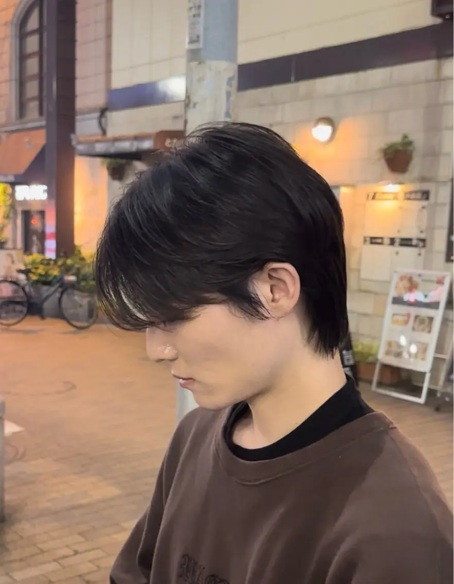 【韓国メンズヘア限定】カット+ケアパーマ+ケアダウンパーマの写真