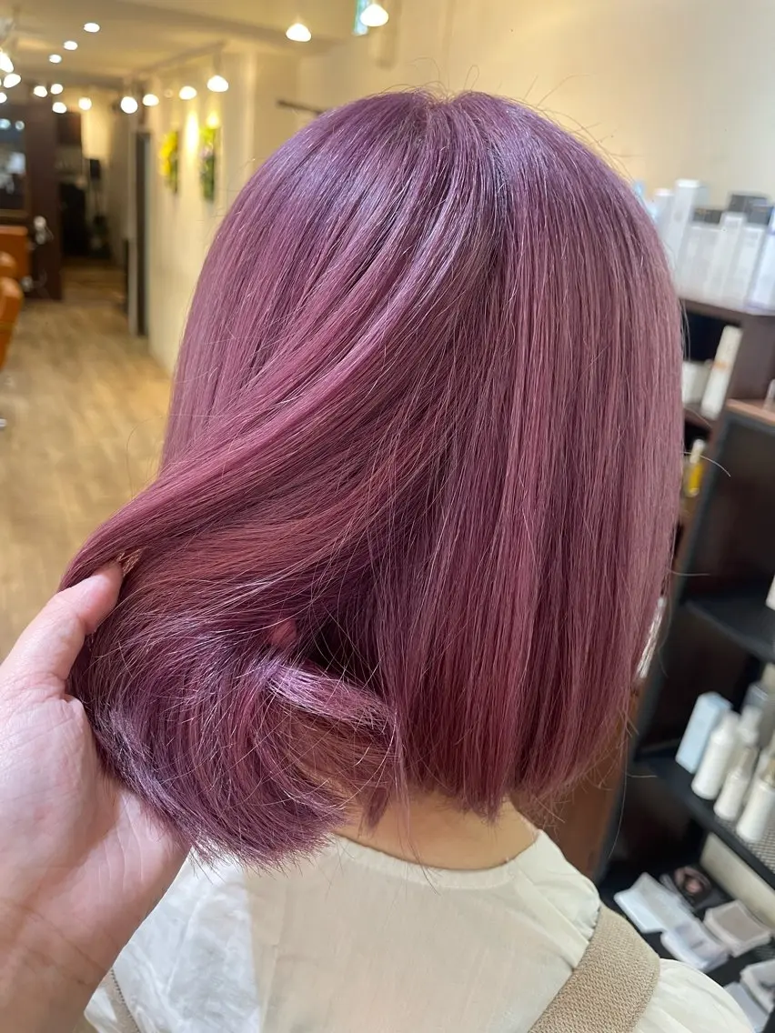 カラー ヘアカラー トリートメント envogue ゆりのヘアスタイル