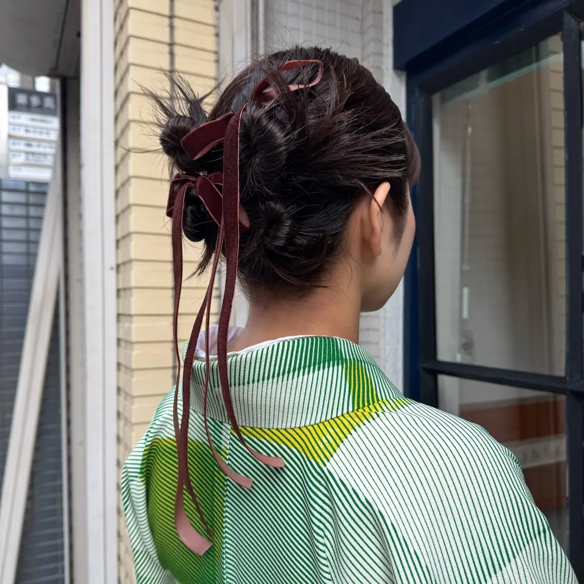ヘアアレンジ ヘアセット しずく/Lilu/ 博多美容室のヘアスタイル