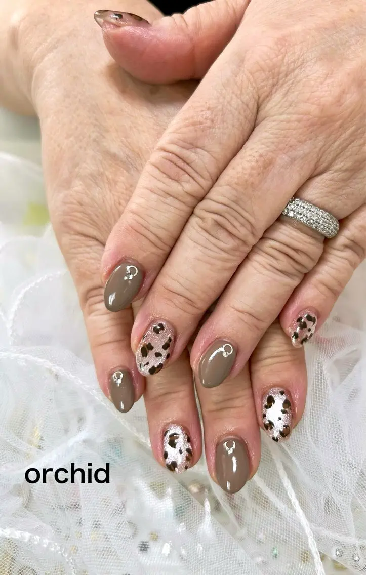 ネイル ハンドネイル orchid ♡オーキッドのネイルデザイン