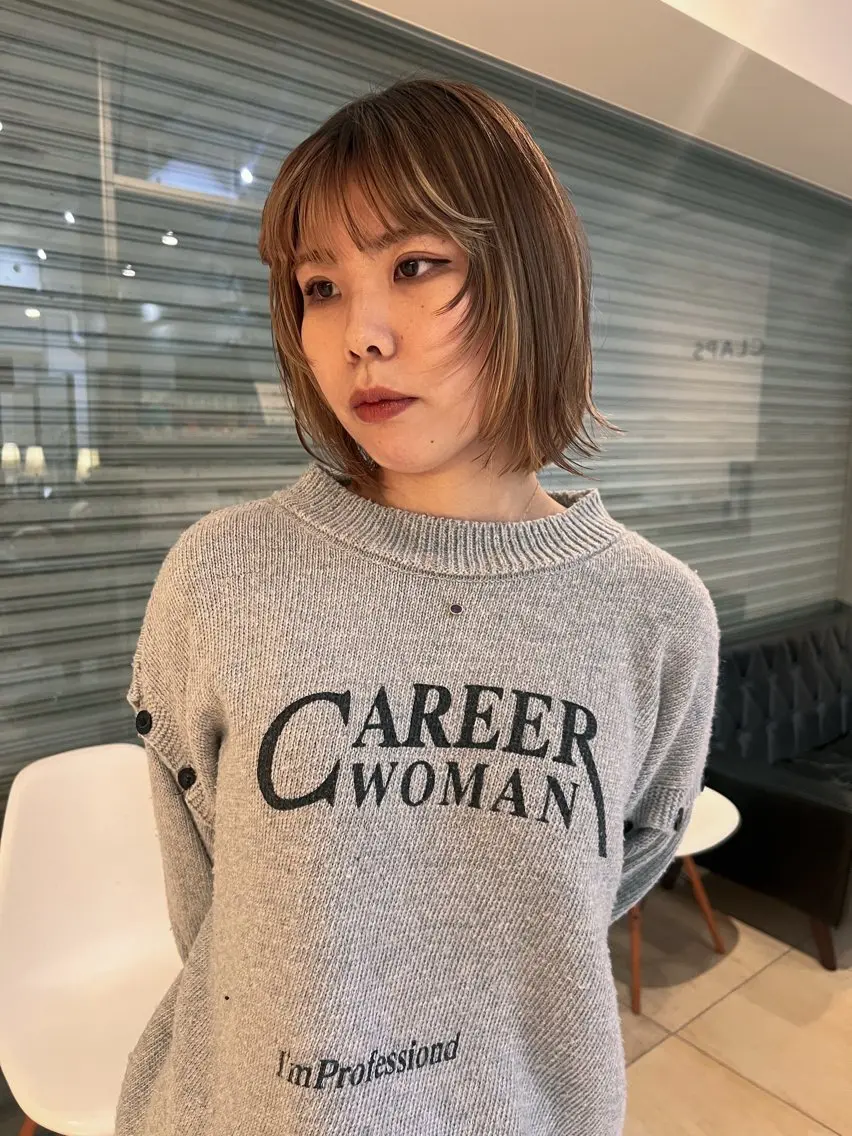 ハイライトカラーブローの写真