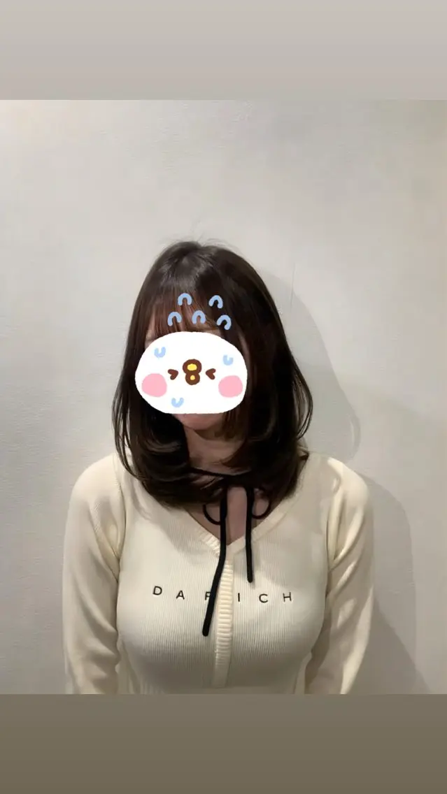 ミディアム レイヤーカット 本多 永佳のヘアスタイル