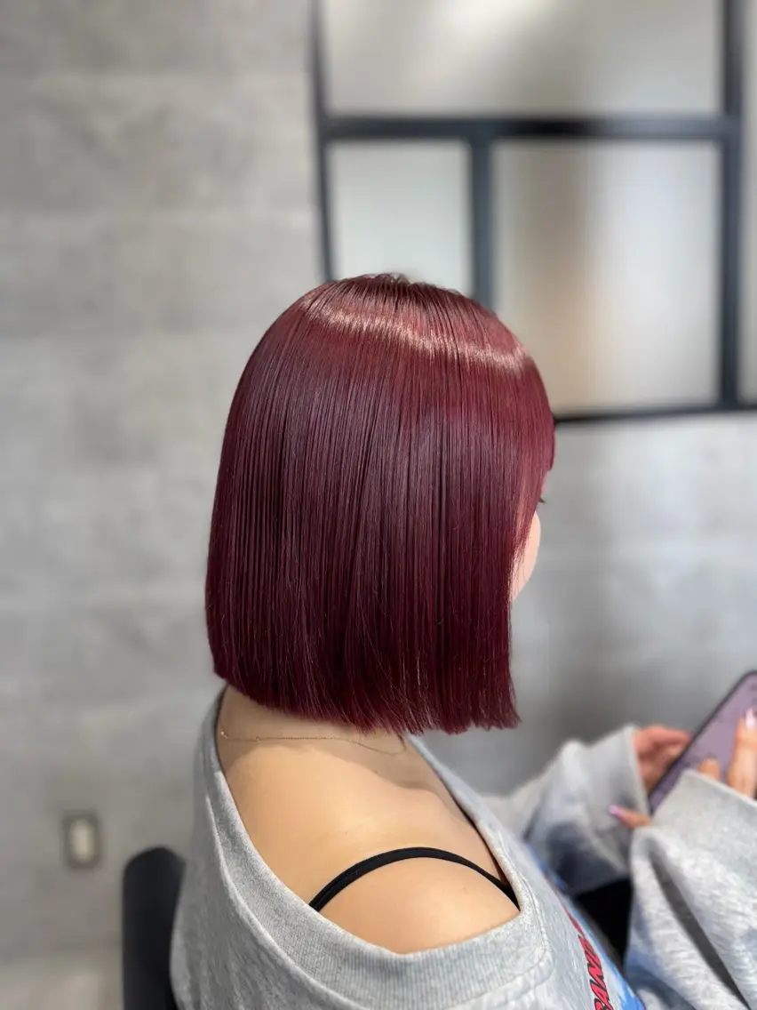 ショート ヘアカラー MAHIRO 渋谷のヘアスタイル