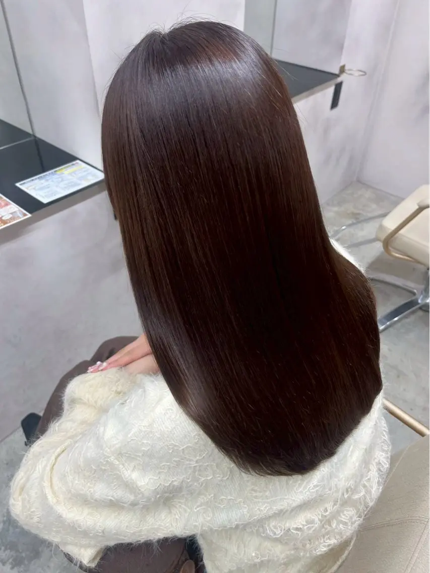 ロング カラー パーマ ヘアカラー 縮毛矯正 木村 蓮のヘアスタイル