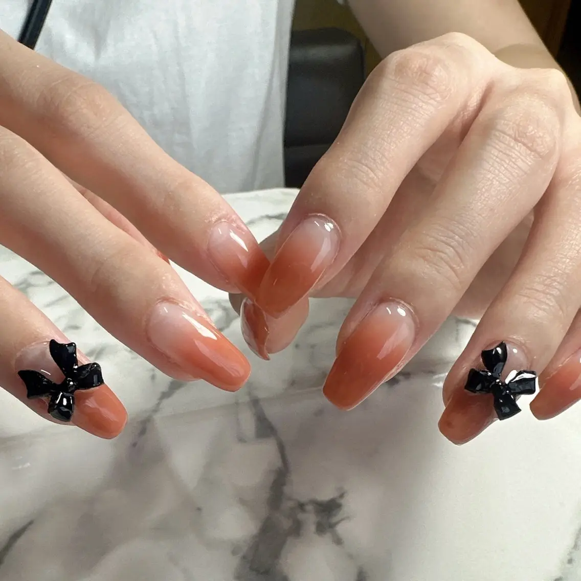 ネイル グラデーション リボン SPADE manamiのその他イメージ