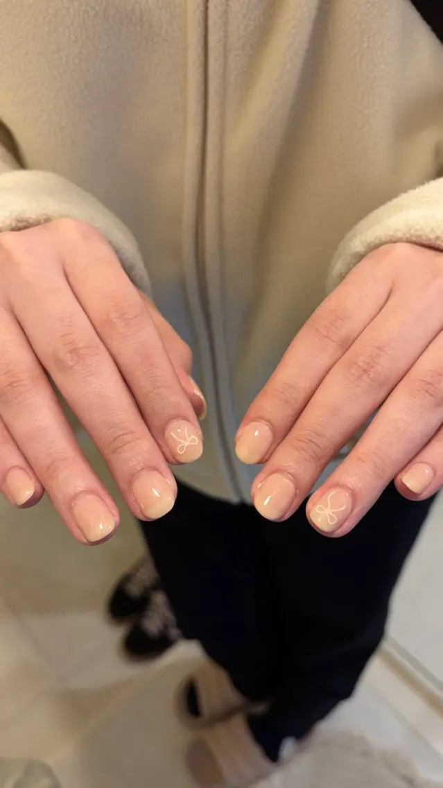 ネイル リボン Lotty nail Kanonのネイルデザイン