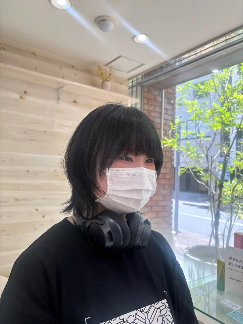 ミディアム ウルフカット カット ヘッドスパ 田野倉NEXT店 美髪ニストのヘアスタイル