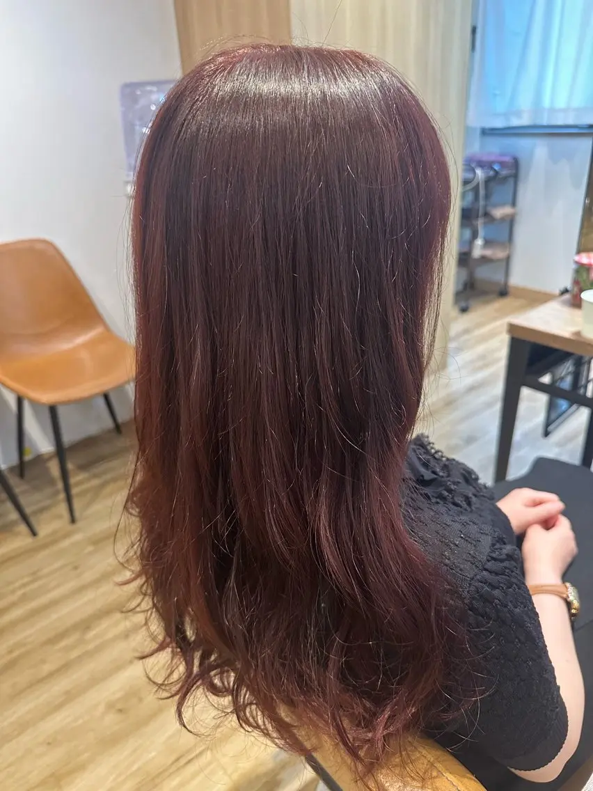 ロング カラー パーマ カット ヘアカラー パーマ トリートメント ✨✂️Nori ✂️✨のヘアスタイル