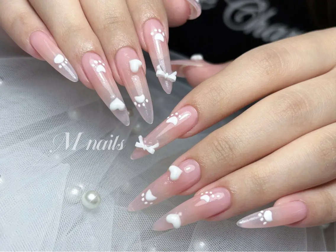 ネイル M 🌷Nail 長さだし専門店のネイルデザイン