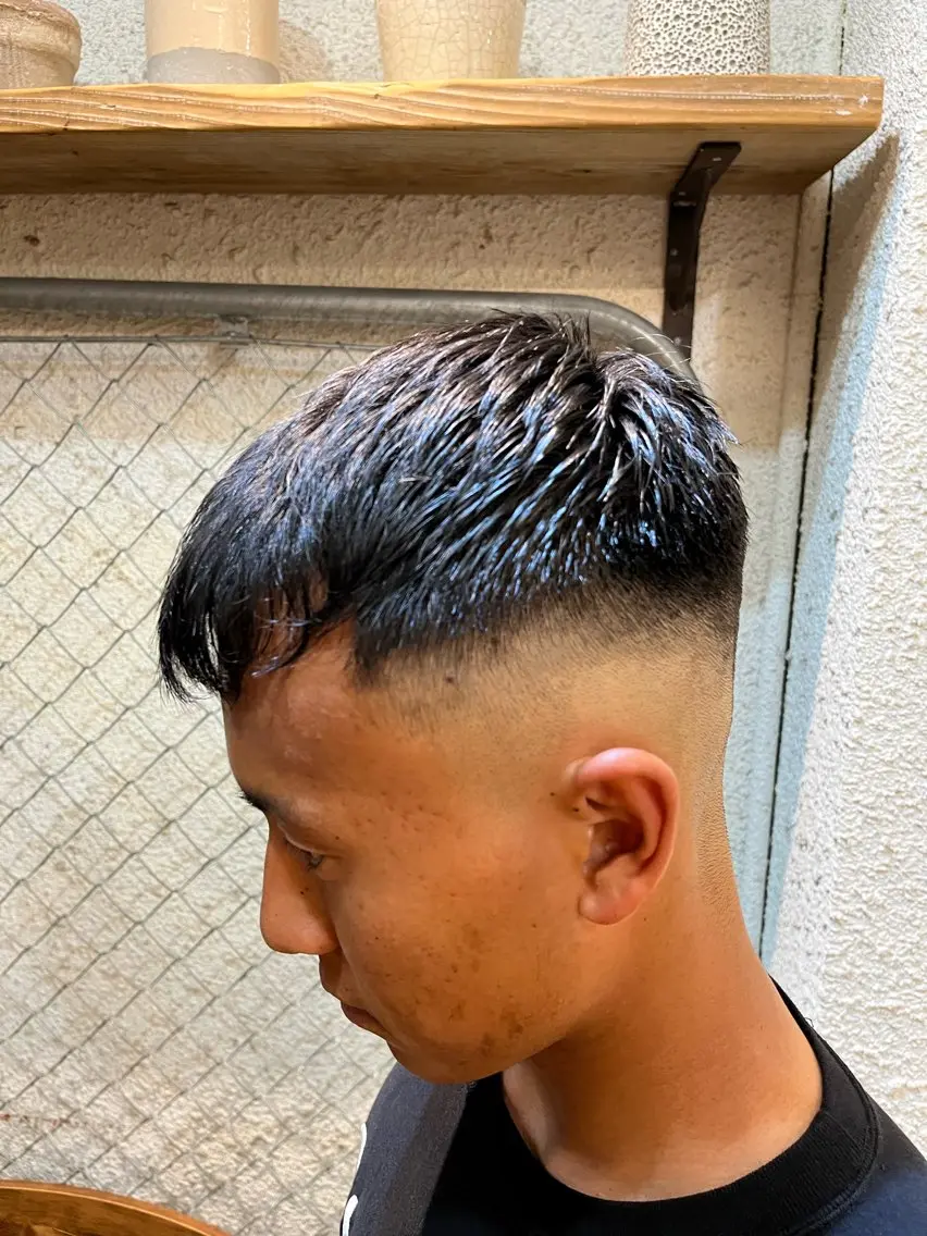 メンズ ボブ×艶カラー 特化・リクト💥のヘアスタイル