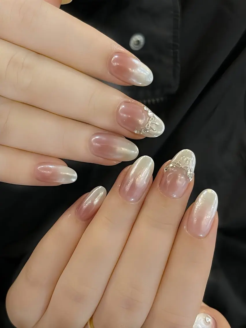 ネイル チークネイル フットネイル フレンチネイル グラデーション 韓国ネイル YUKI NAILのネイルデザイン