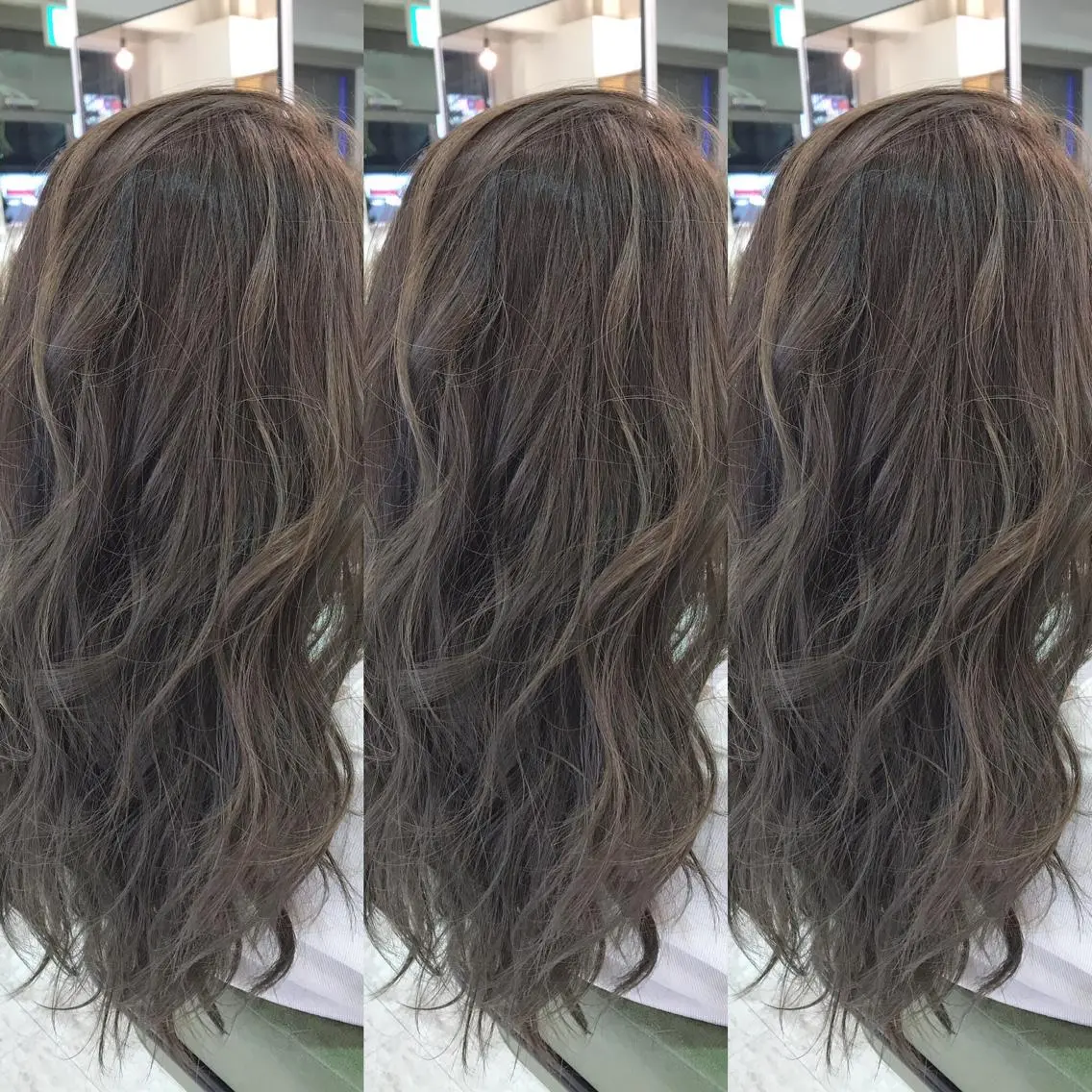 ロング カラー ハイライトカラー イルミナカラー ハイライト 青木 茂樹⭐️ 透明感カラーのヘアスタイル