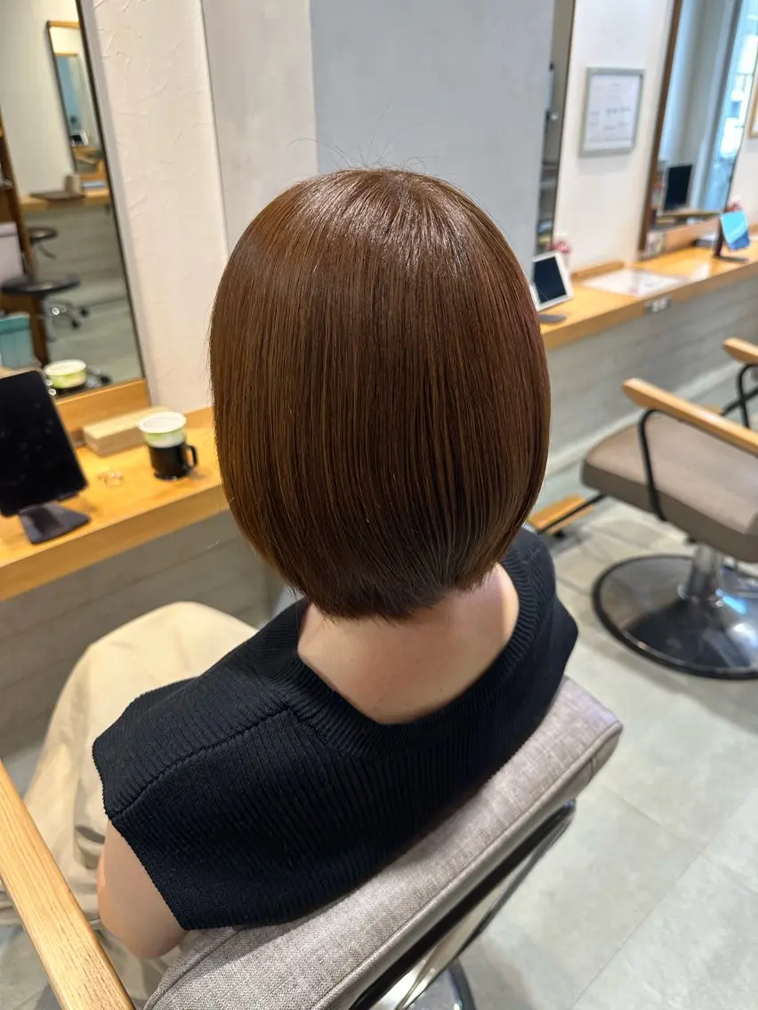 ショート ヘアカラー riko🎀 natural所沢店のヘアスタイル