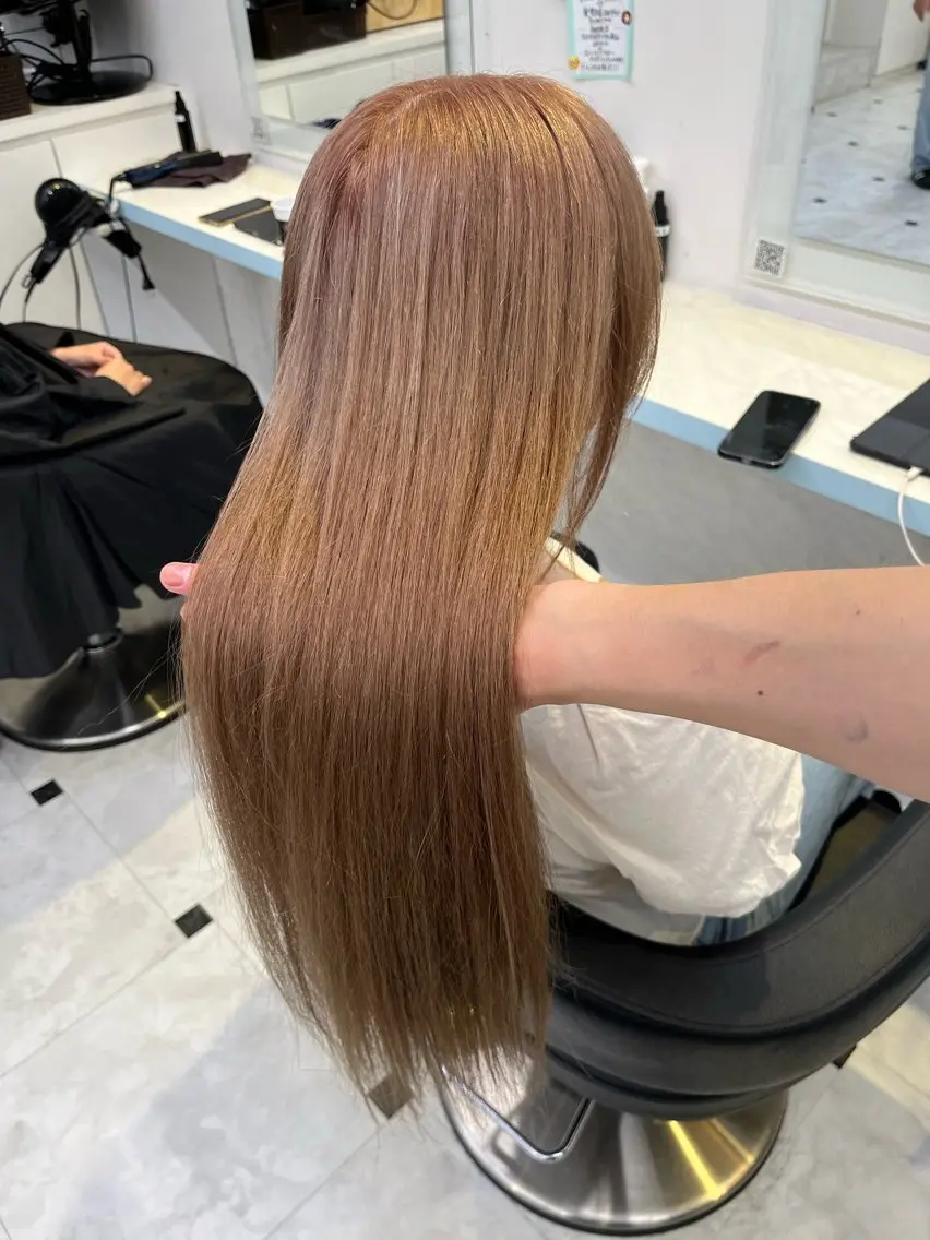 カラー ヘアカラー 似合わせ💗骨格矯正 💗透明感カラー💗のヘアスタイル