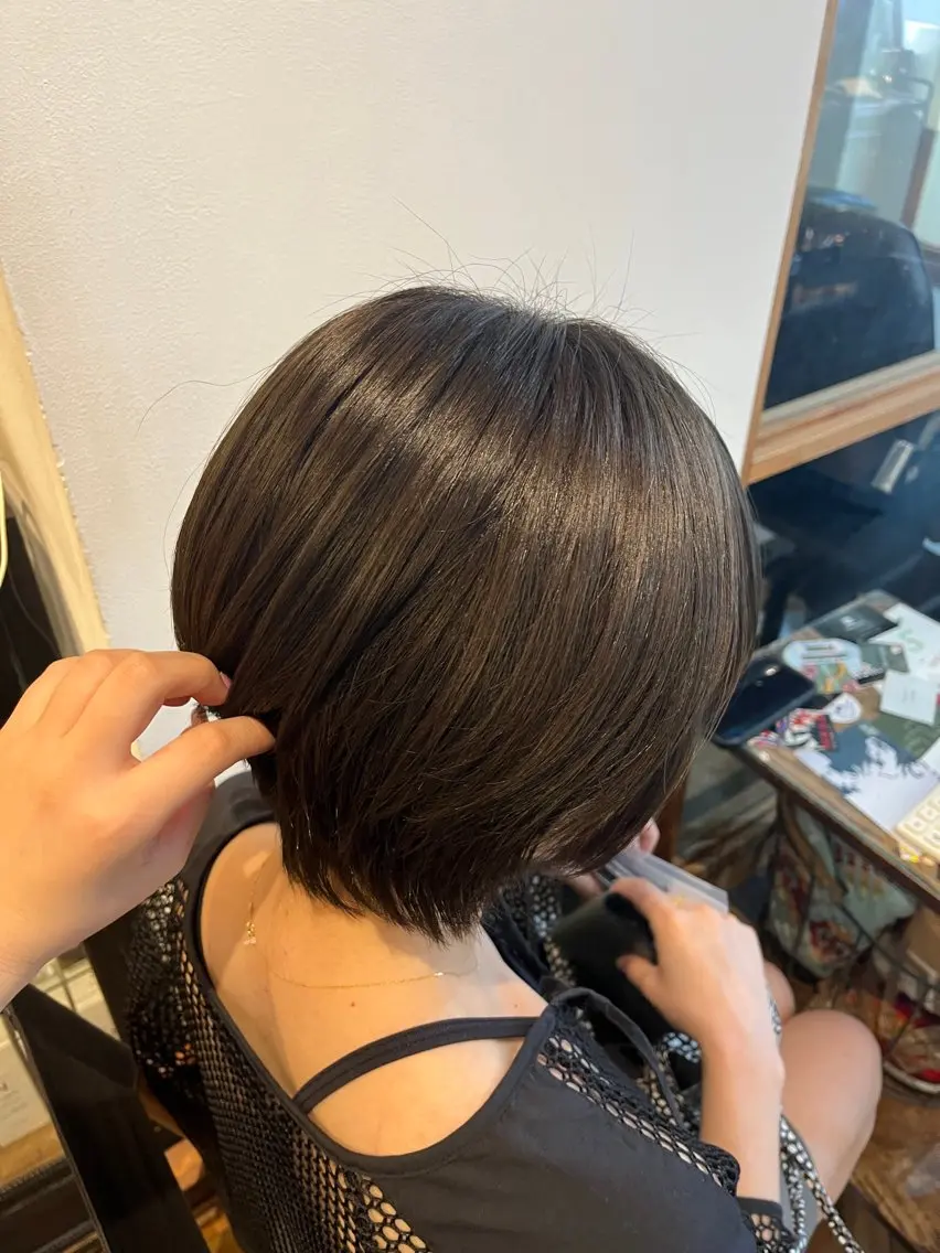 ショート カラー sora / 渋谷 / ハイトーンのヘアスタイル