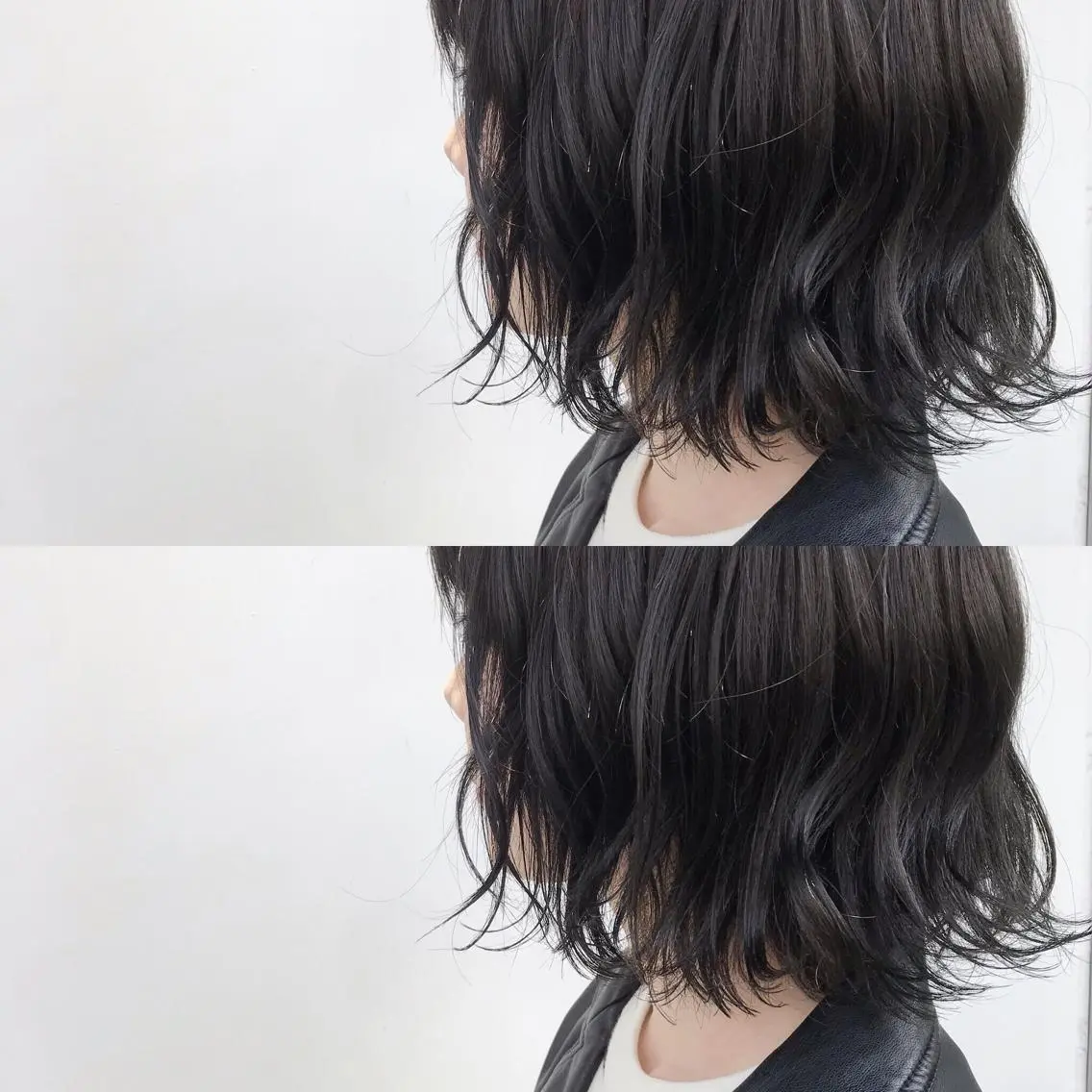 ミディアム カラー カット パーマ トリートメント 嶋佐 昌大 シマサマオのヘアスタイル