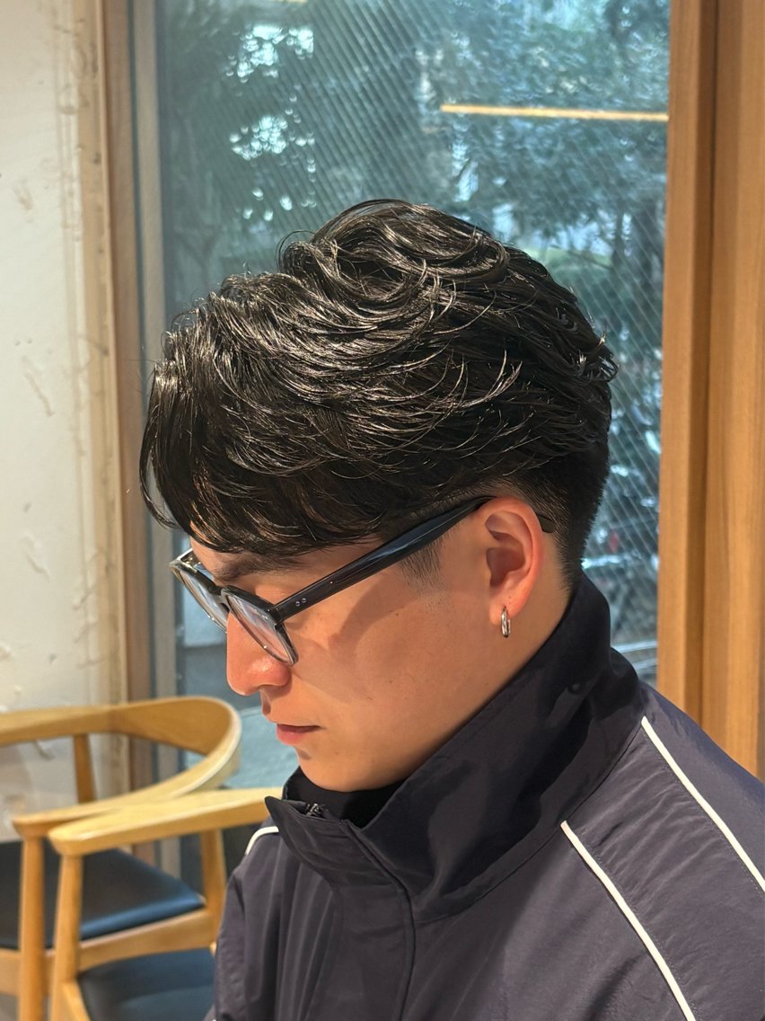 ミディアム カット パーマ men,s/zest /Taichi🩻のヘアスタイル