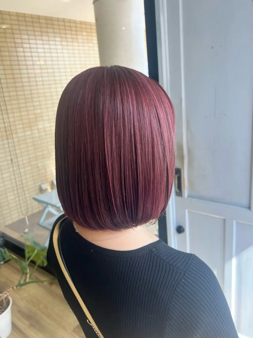 カラー バイオレットカラー ヘアカラー トリートメント 堀 望美のヘアスタイル