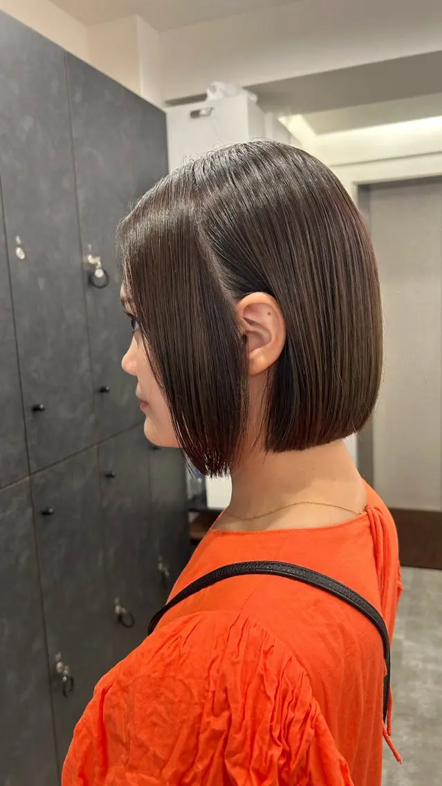 ショート ボブ 髪質改善 銀座店長🌟 片山雄太のヘアスタイル