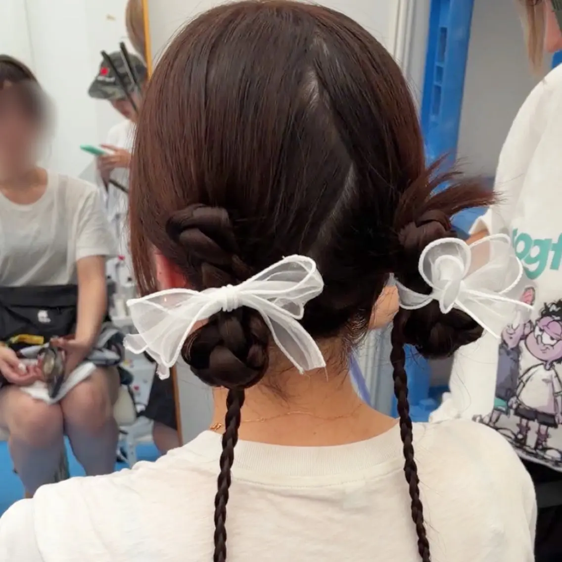 ヘアアレンジ 柴藤 れもんのヘアスタイル
