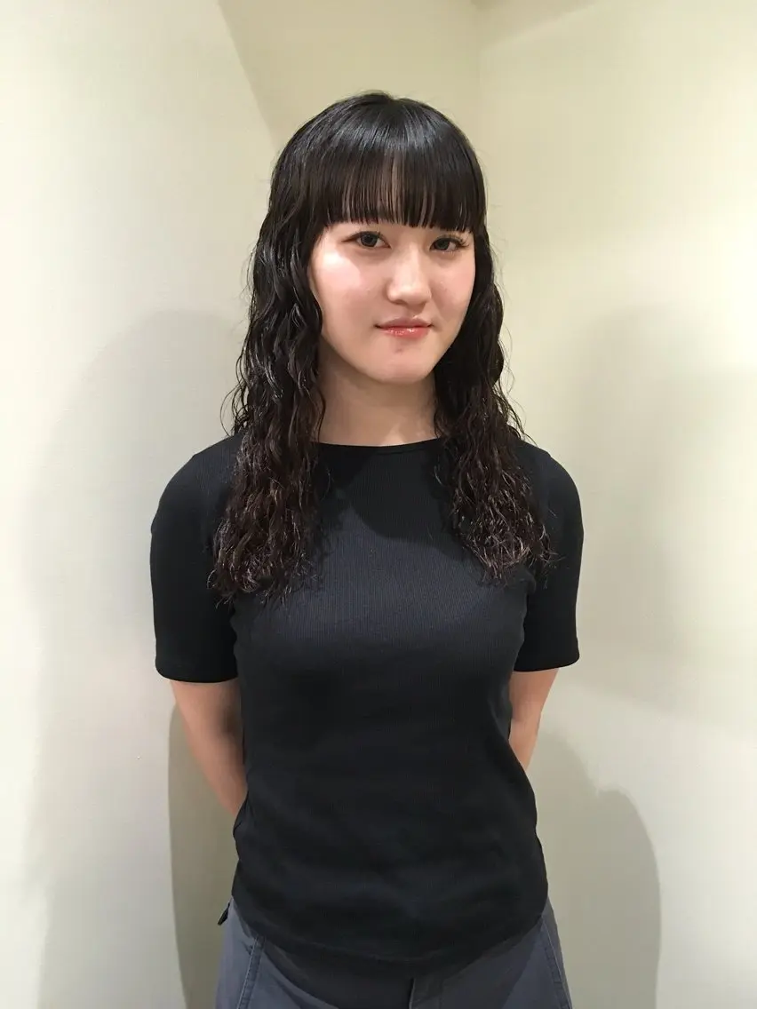 ロング パーマ カット パーマ natsuki /HUIのヘアスタイル