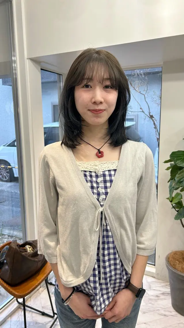 ミディアム カラー カット ヘアカラー トリートメント ❕マンツーマン施術❕ 🍊Moemiのヘアスタイル