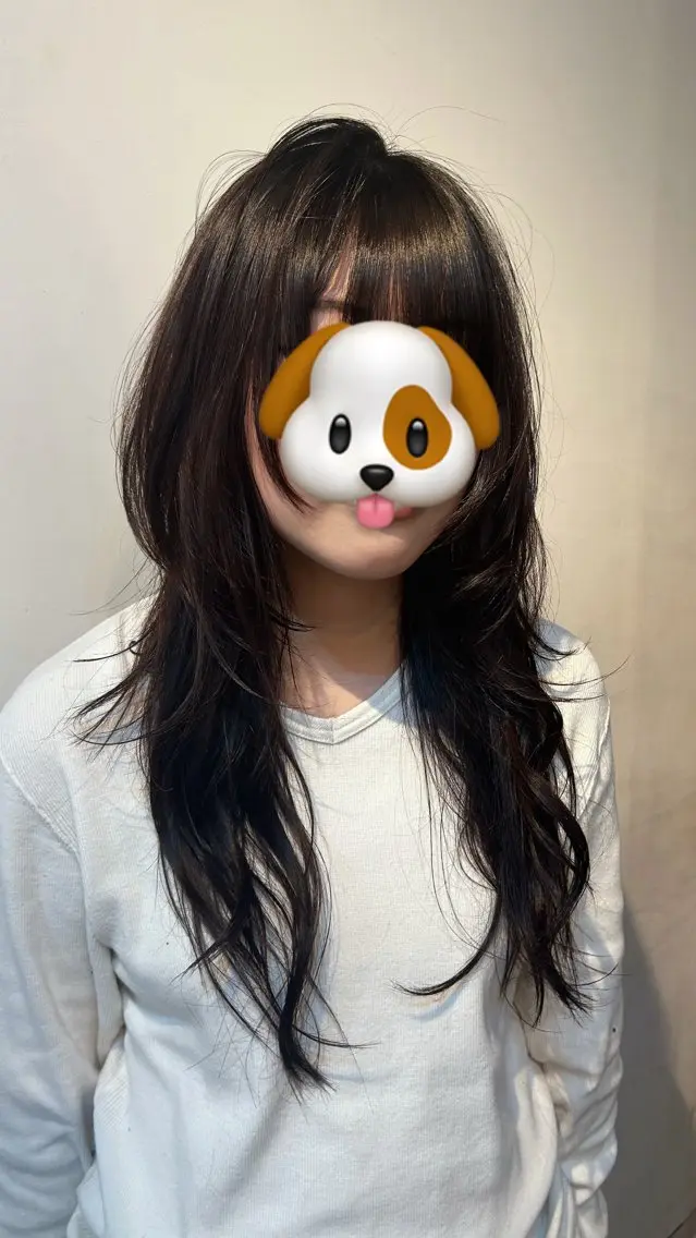 ロング カット ✂韓国レイヤー 🦋みやび🪽のヘアスタイル