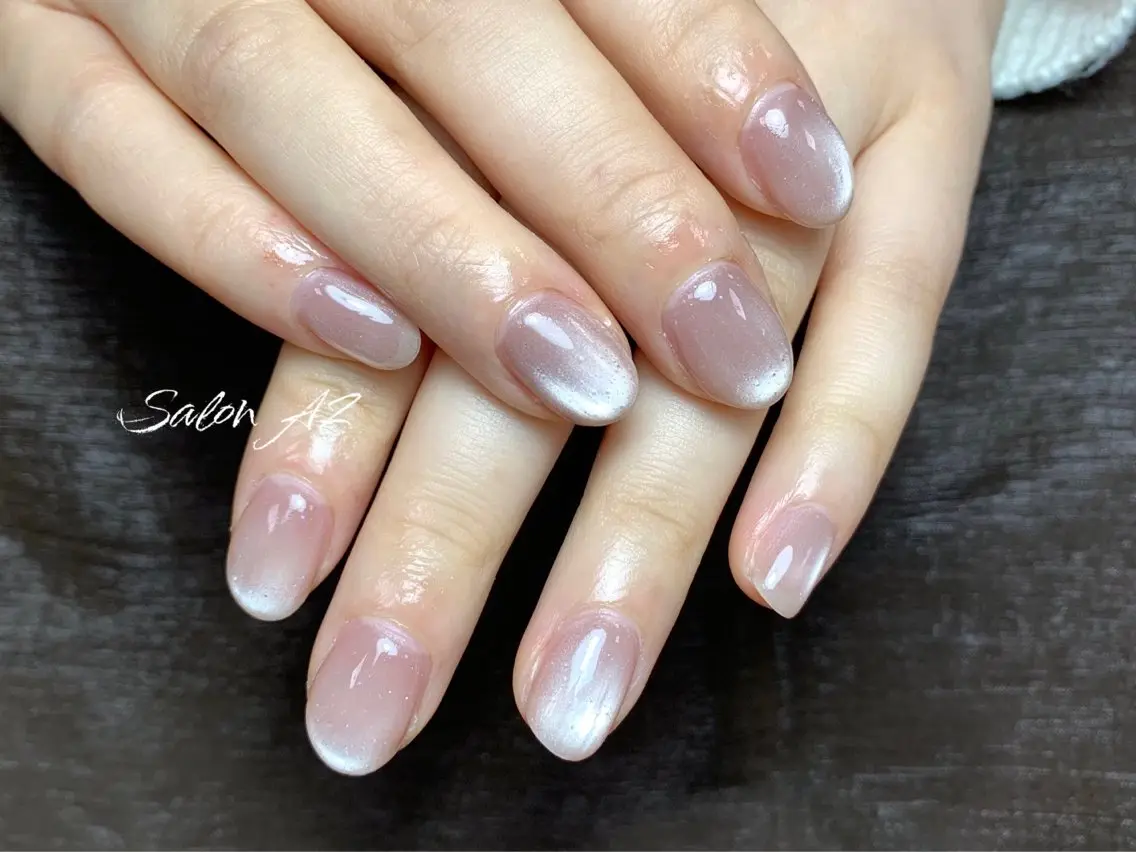 ネイル アートネイル フットネイル フレンチネイル マグネットネイル 持ち込み ハンドネイル salon AZのネイルデザイン