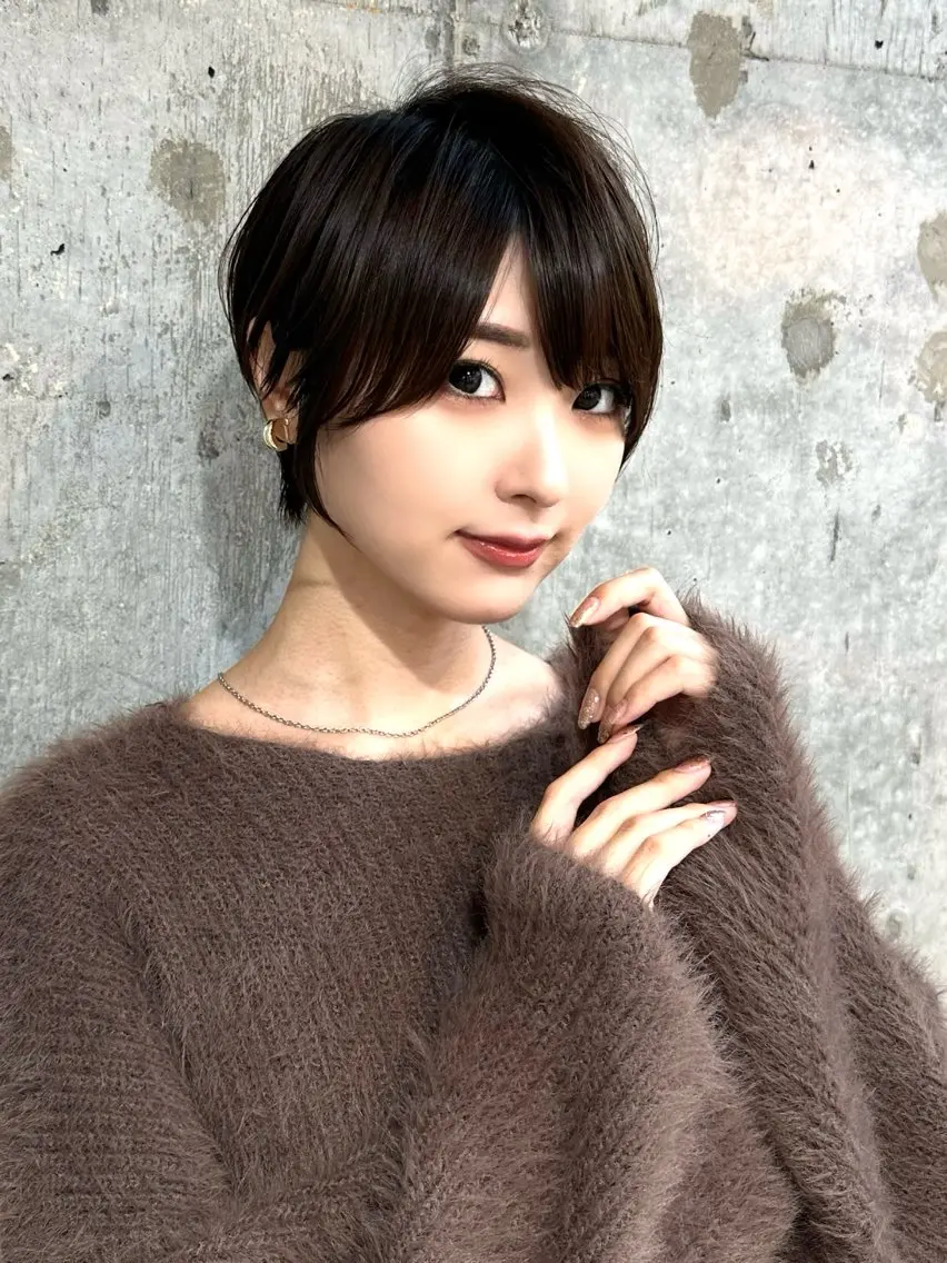 ショート カラー パーマ カット ヘアカラー トリートメント 新宿/髪質改善/ボブ 韓国レイヤー大重聖斗のヘアスタイル