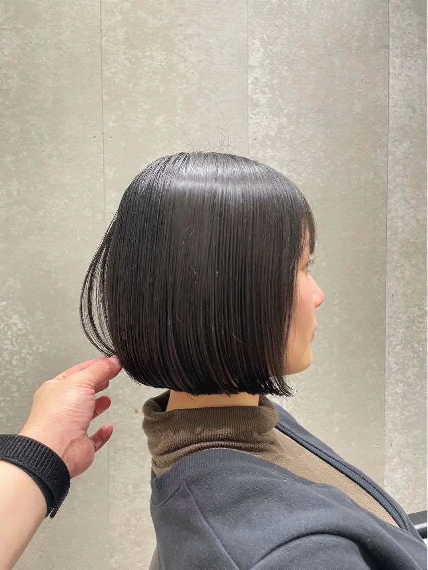 ミディアム カット 萩森 龍也のヘアスタイル