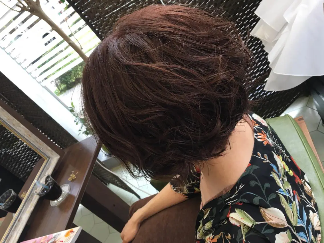 ショート カラー パーマ カット パーマ 堤太志 メンズパーマ特化のヘアスタイル