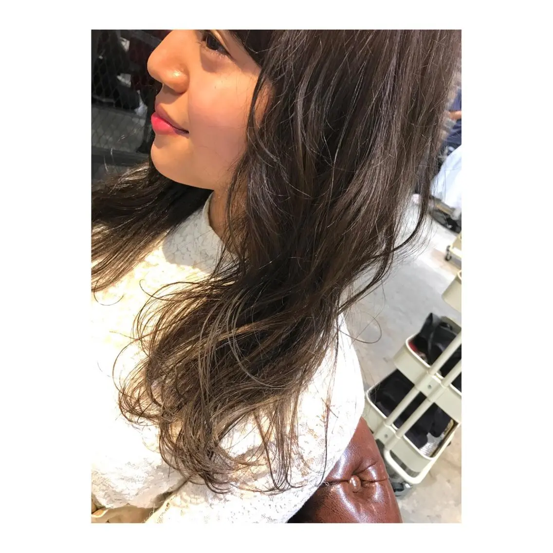 ロング カラー アッシュ ラベンダーカラー 竹嶌 健吾のヘアスタイル