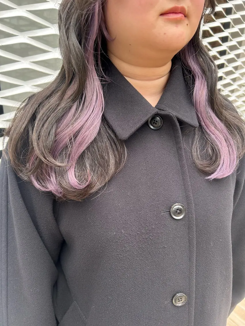 ロング カラー ヘアアレンジ ブリーチ ヘアカラー トリートメント yuka .のヘアスタイル
