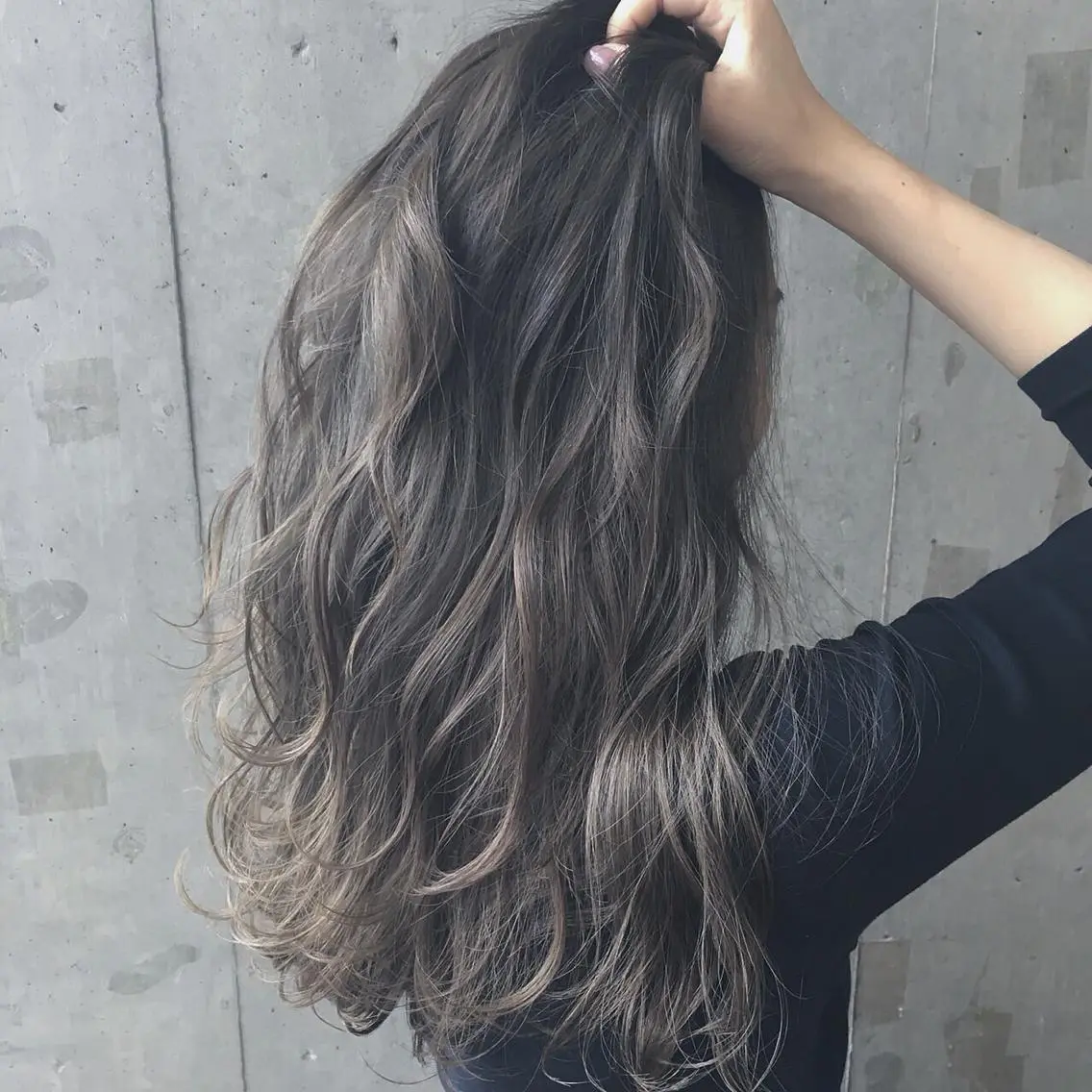 ミディアム アッシュ カット ヘアカラー トリートメント LA.MIU★ 八王子店Mayuのヘアスタイル
