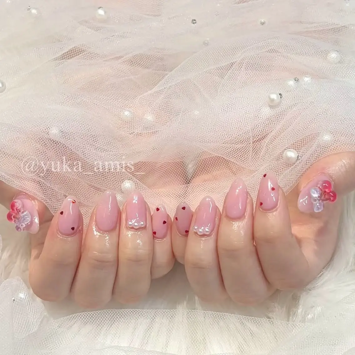 ネイル amisnail♡ 渋谷 Jrネイリストのネイルデザイン