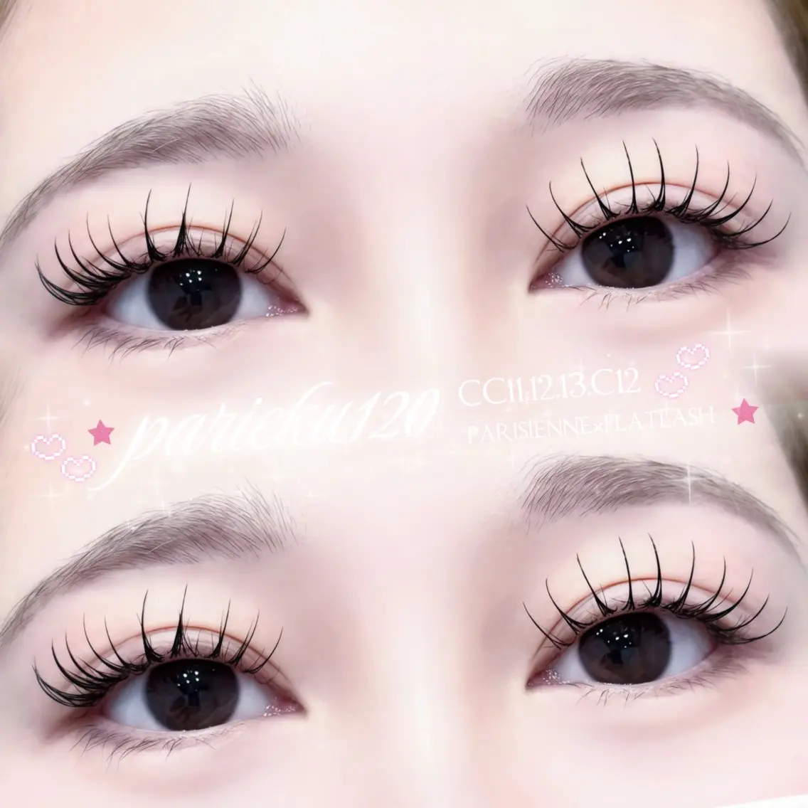 マツエク・マツパ マツパ mio🕊 銀座eyelistのマツエク・マツパデザイン