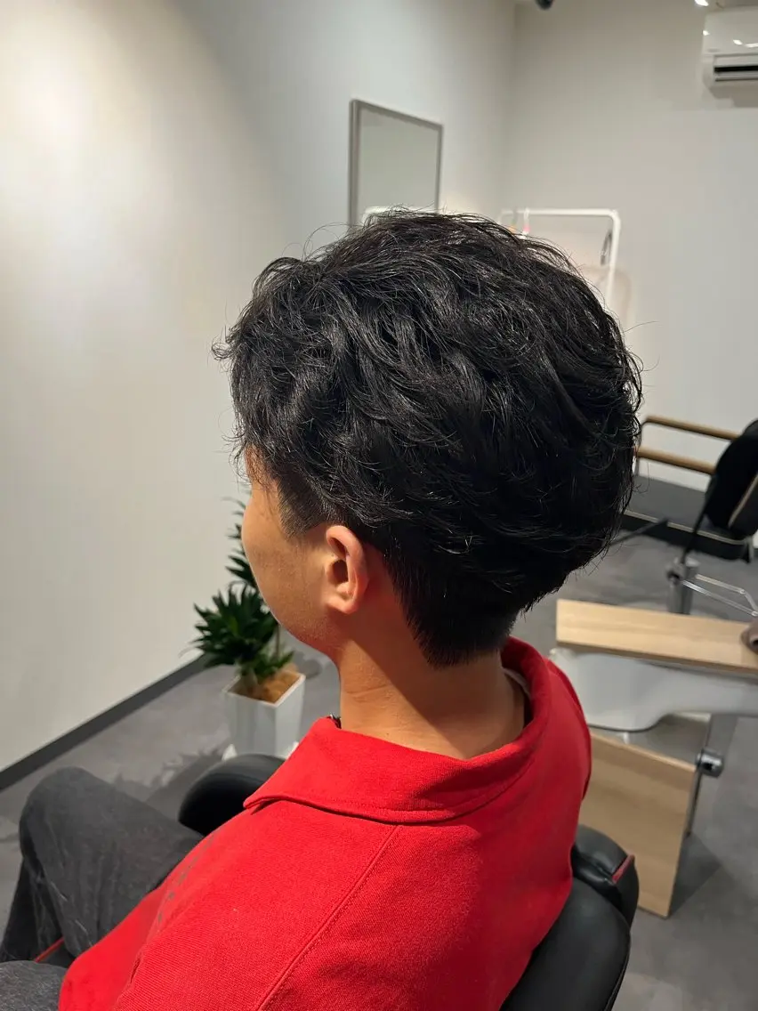 パーマ メンズ Kasumiso ヘアとまつげと眉毛のヘアスタイル