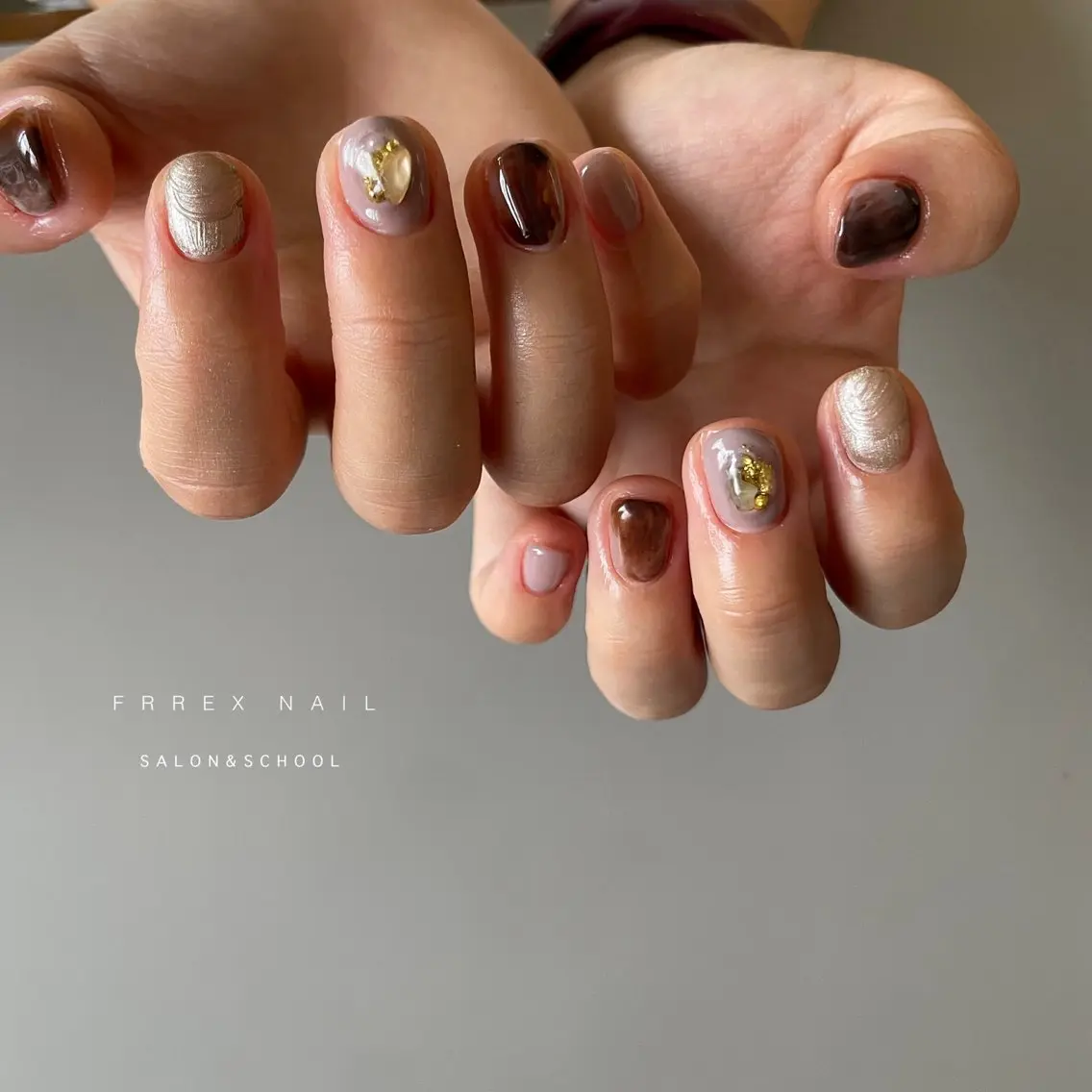 ネイル ハンドネイル ハンドケア freex nail /ニュアンス/個性派のネイルデザイン