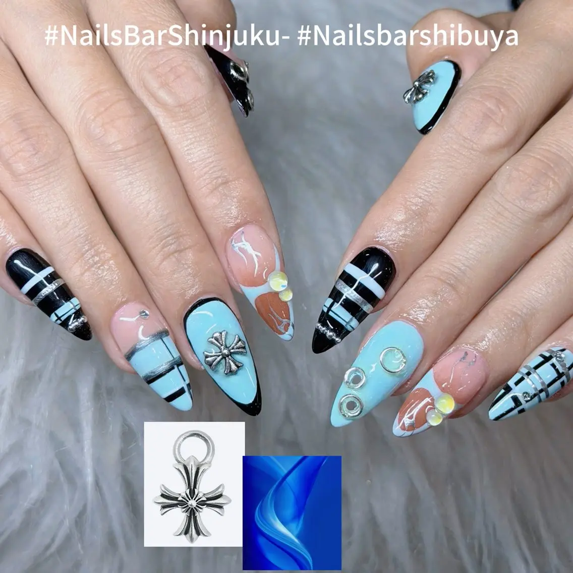 ネイル 長さ出し フレンチネイル ジェルネイル 韓国ネイル ロングネイル NAILS BAR SHINJUKUのネイルデザイン