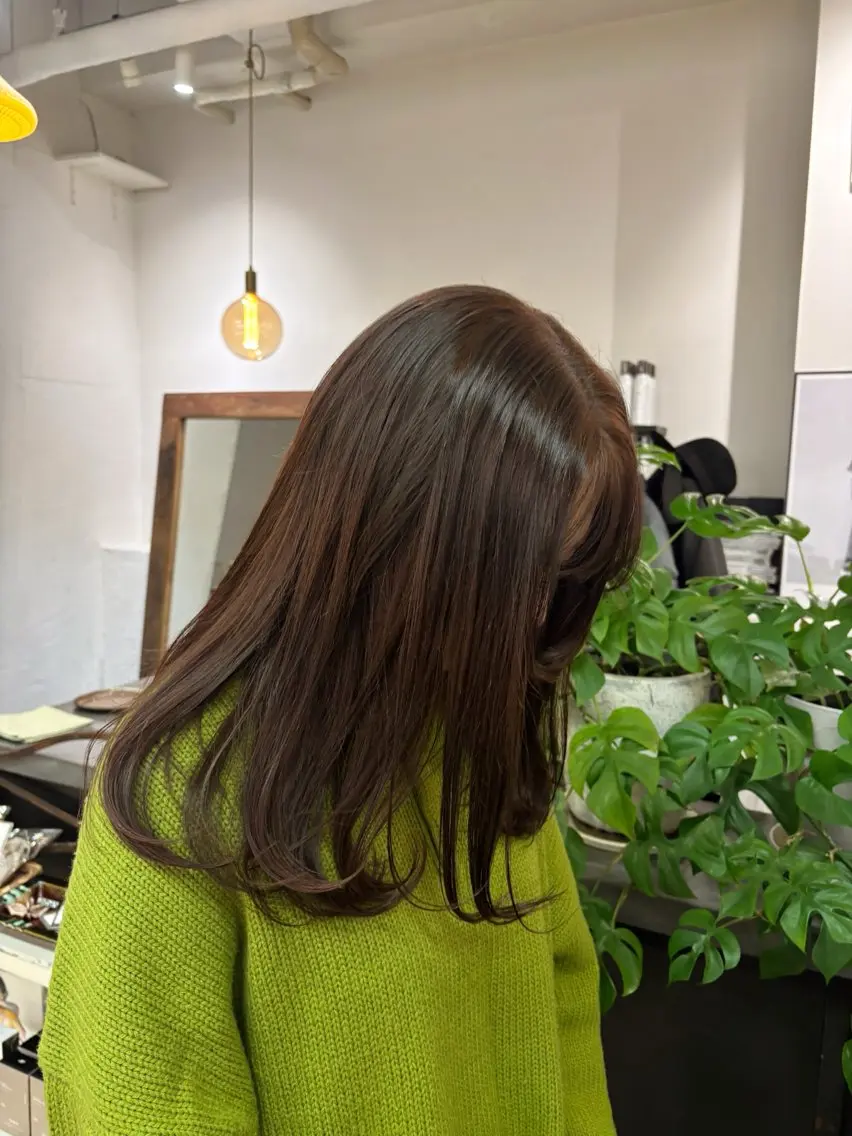ロング ヘアカラー ooitヨシダ ミナミのヘアスタイル