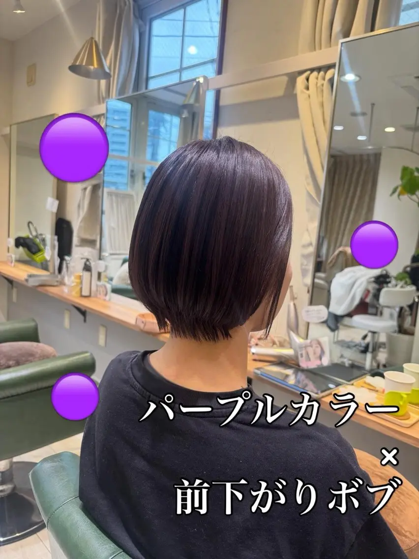 ショート カット ヘアカラー laffin❁ななみ /パーマスタイルのヘアスタイル