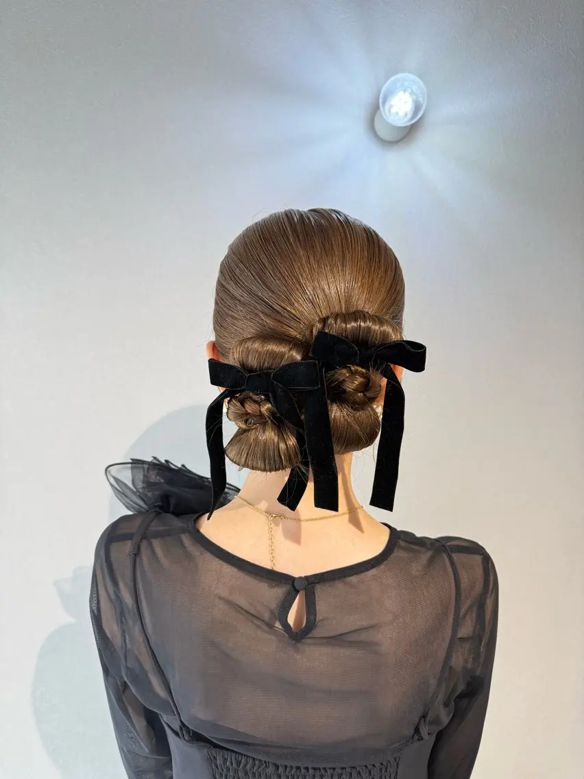 ロング ヘアセット see. アズサのヘアスタイル