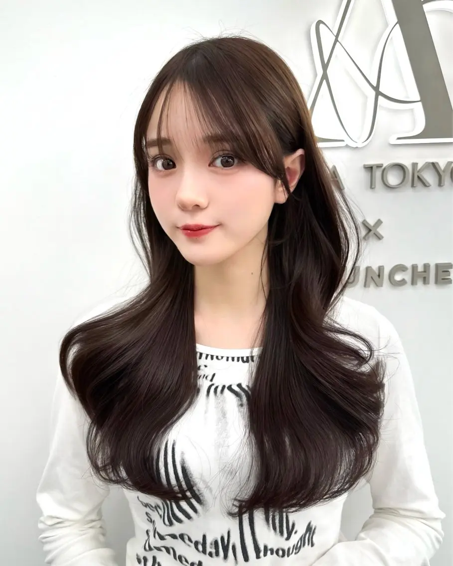セミロング カラー メンズ メンズ韓国風 透明感カラー 韓国風ヘア レイヤーカット カット ヘアカラー トリートメント ヘッドスパ ヘアセット 前髪顔まわりカット 🌈中村海聖のヘアスタイル