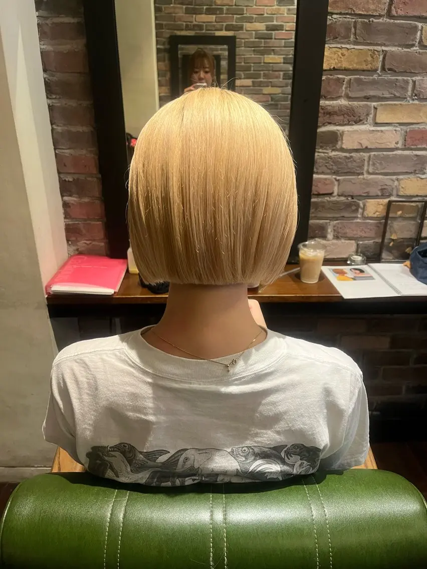 ショート ボブ 井上 奈菜のヘアスタイル