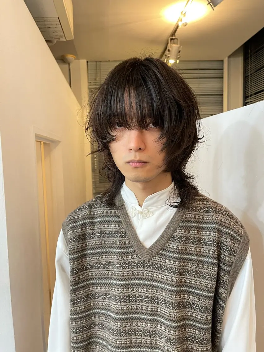ミディアム パーマ ミディアムパーマ 顔まわりレイヤー レイヤーカット ボブ/レイヤー /河内温太のヘアスタイル
