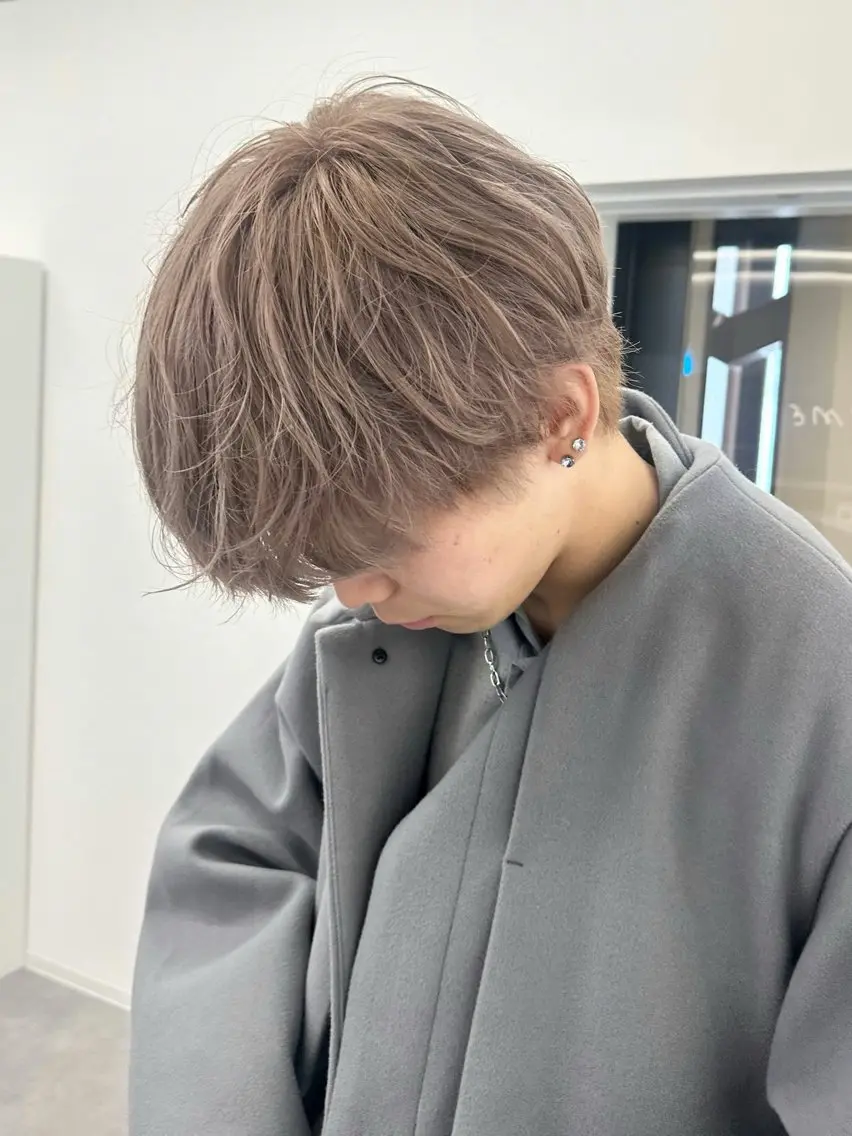 カラー メンズ カット ヘアカラー 🍀透明感ナチュラル カラー🍀じゅんのヘアスタイル