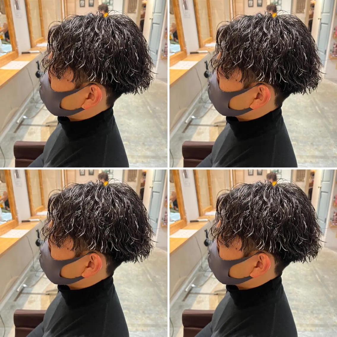 パーマ メンズ カット パーマ トリートメント ヘアセット メンズパーマ特化 望月謙二郎のヘアスタイル