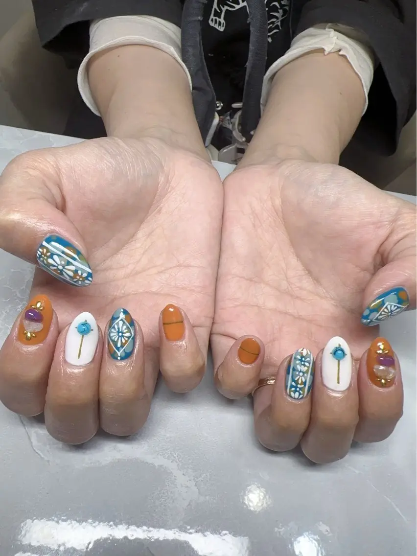 ネイル アートネイル 持ち込み nyasu nailのネイルデザイン