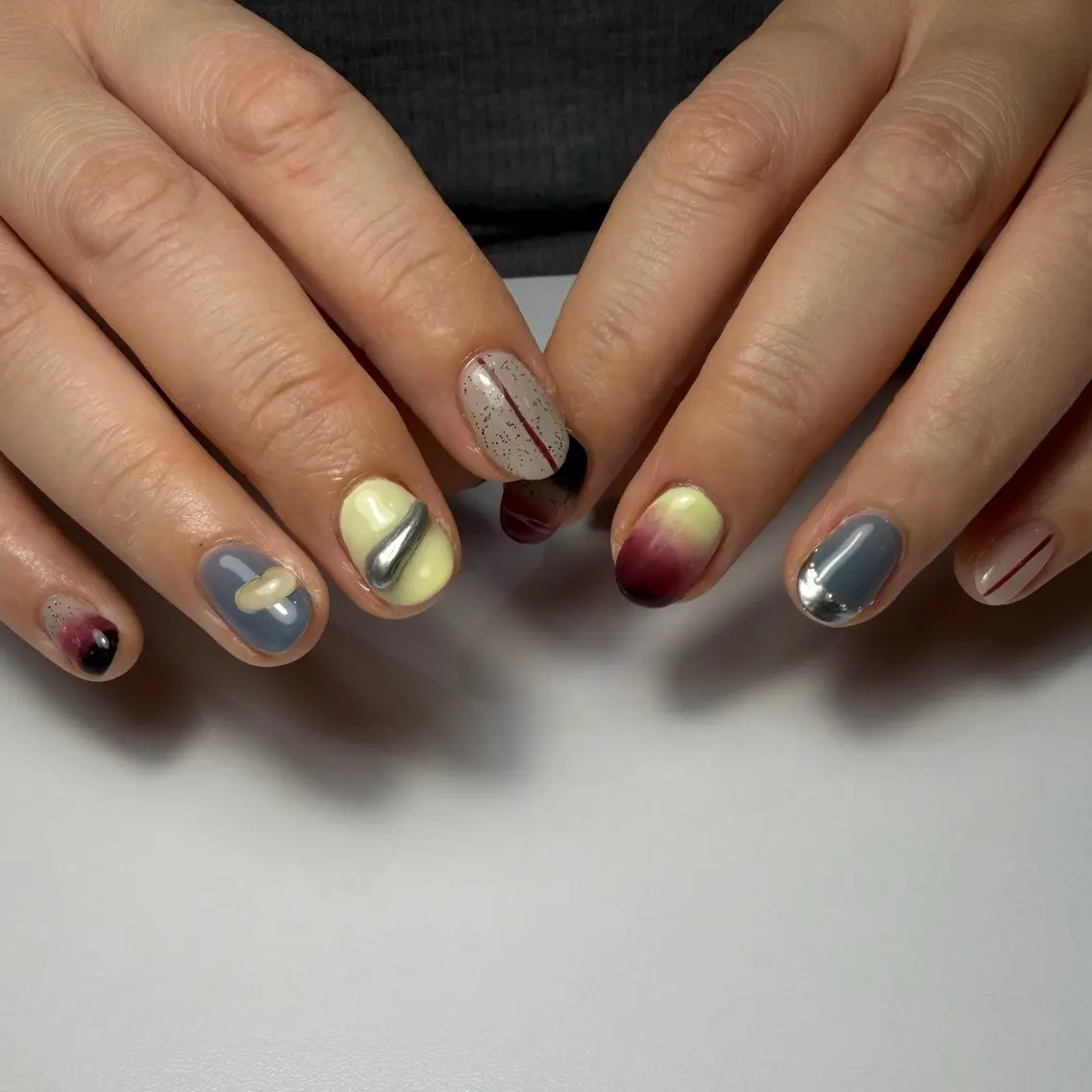 ネイル アートネイル ジェルネイル 持ち込み ニュアンスネイル ぷっくりネイル ハンドネイル Nail mood デザイン持ち込みokのネイルデザイン