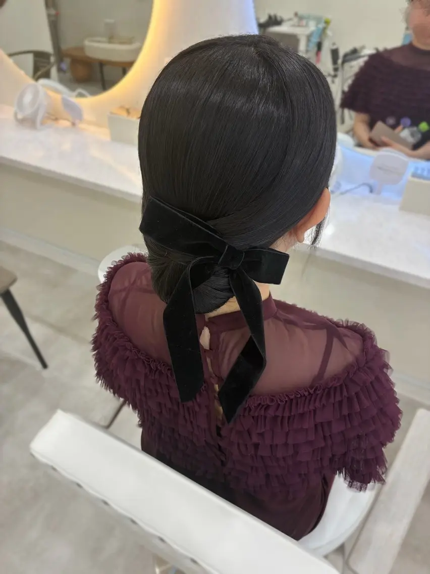 セミロング ヘアセット 🫧六本木ヘアセット /ももか🫧のヘアスタイル